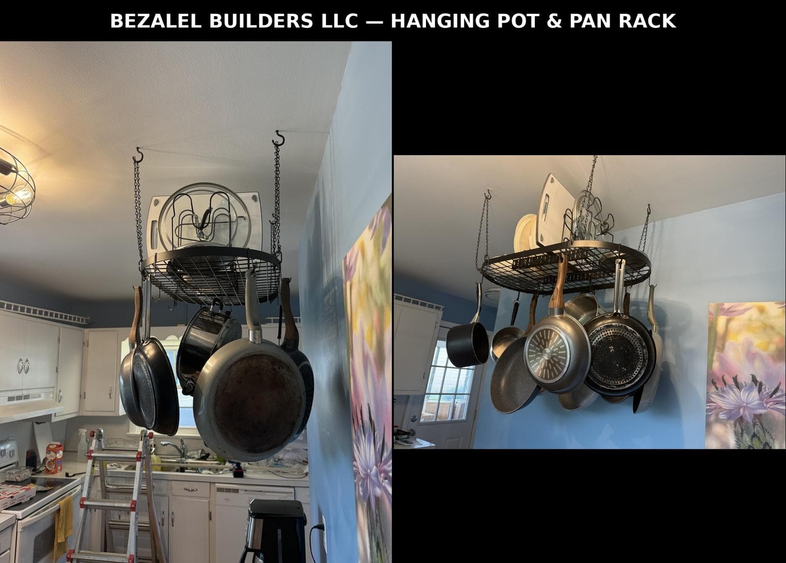 Hanging Pot & Pan Rack Installation