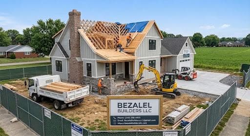 New construction framing by Bezalel Builders LLC