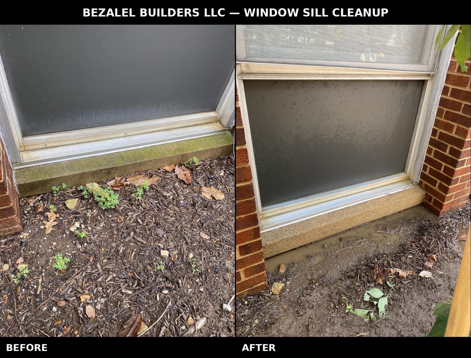 Window Sill Cleanup