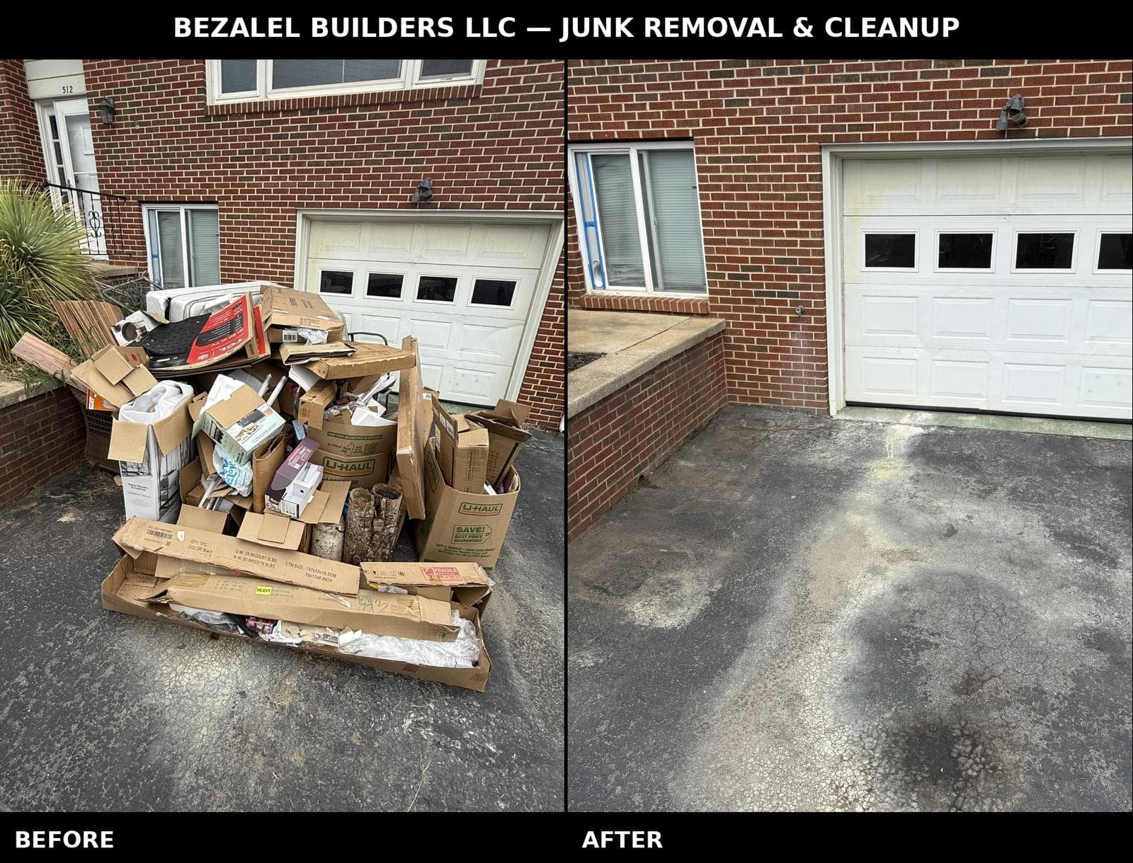 Junk removal and property clean-out β Bezalel Builders